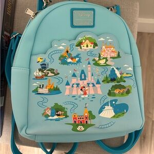 Loungefly Disney 65th Anniversary Blue Backpack
